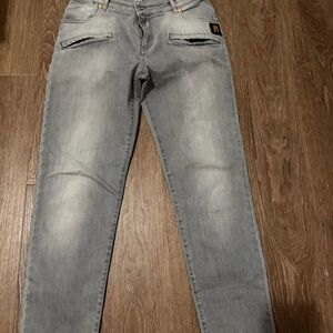 Pierre Balmain Light Gray Skinny Jeans